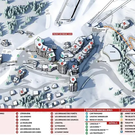 Les Carlines - Equipe Pour 4 Personnes Vue Pistes Mae-0214